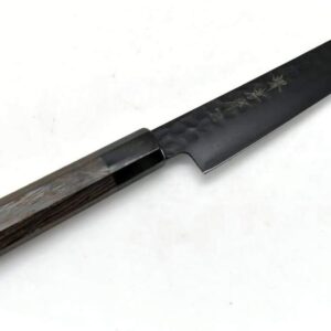 Sakai Takayuki/KUROKAGE Series VG-10 Hammered Paring Knife 150 mm/5.9″ Black