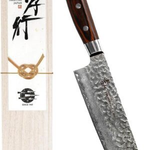 Sakai Takayuki Damascus Nakiri Vegetable Knife – Japanese 6.5 inch (MPN DN160)
