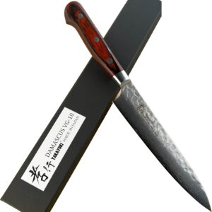 Sakai Takayuki 15 cm. Petty Knife VG10 Hammered Damascus