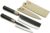 Yoshihiro Kurouchi Stainless Clad High Performance SLD Japanese Nakiri Vegetable Knife & Petty Utility Knife 2pc Set (Nakiri 6.5″ / Petty 5.3″ & Saya Cover)